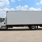 Freightliner Truck Body Side View Shown with Optional Lift Gate 