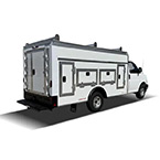 Rockport Workport 60"H - Rear 34 Curbside View 
